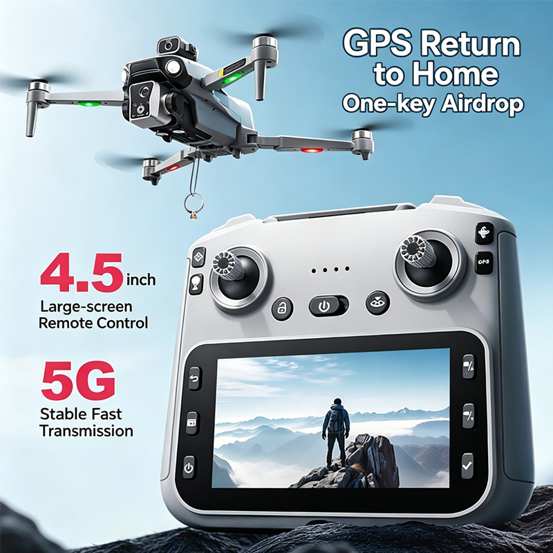 Drone Multispectral - K19 MAX GPS Drone 4K Professional