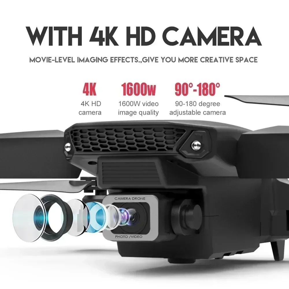E88 Pro WIFI FPV Drone Wide An - Drone Cinematic 评论和价格
